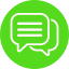 Contact us 1 speech bubble