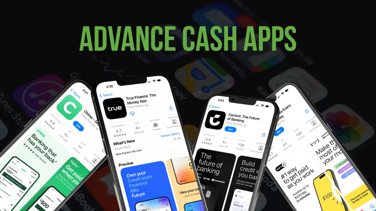 Top 10 Cash Advance Apps for Quick and Easy Access to Funds in 2025 1 Tunes Stoll Cash Advance App - No Credit Check Banking for Bills & Future | 2025 Top 10 List of advance cash apps includes Chime, true finance, current, and MoneyLion.