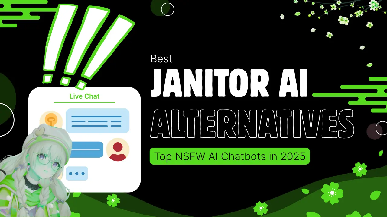 Best Janitor AI Alternatives: Top NSFW AI Chatbots in 2025 1 Best Janitor AI Alternatives: Top NSFW AI Chatbots in 2025